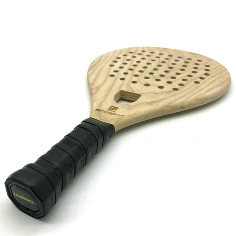 TopPOWERTI Wooden Paddle Racket Beach Tennis Racket Tennis Racquets For Men Women Outdoor Fun Training Accessories