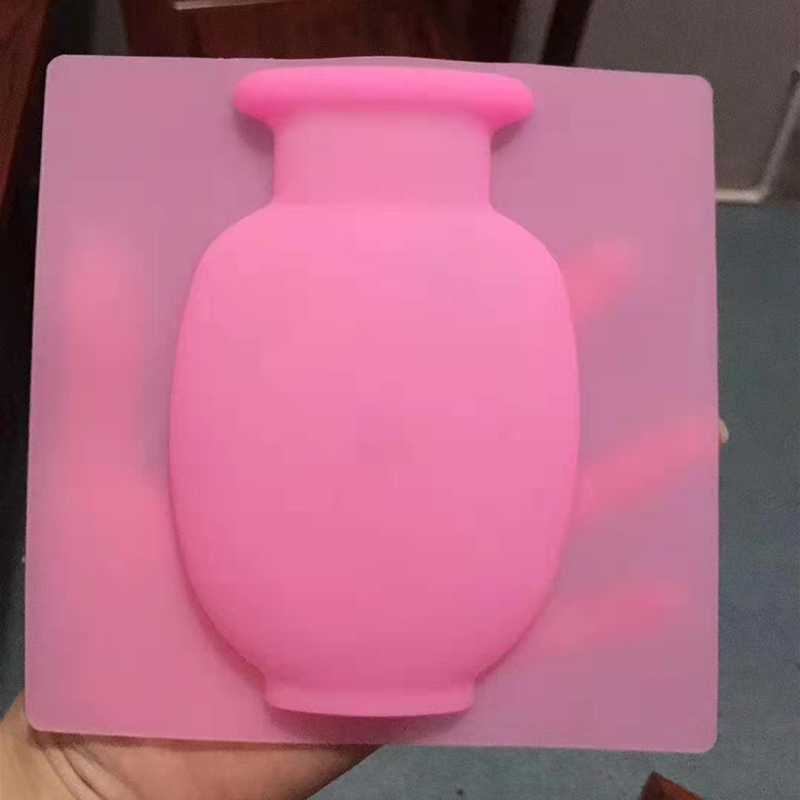 Accesorios para decoraciones de hojas, jarrones, plantas, flores, hecho a mano, cristal mágico, pared exterior, silicona, pegatinas suaves para el cuerpo