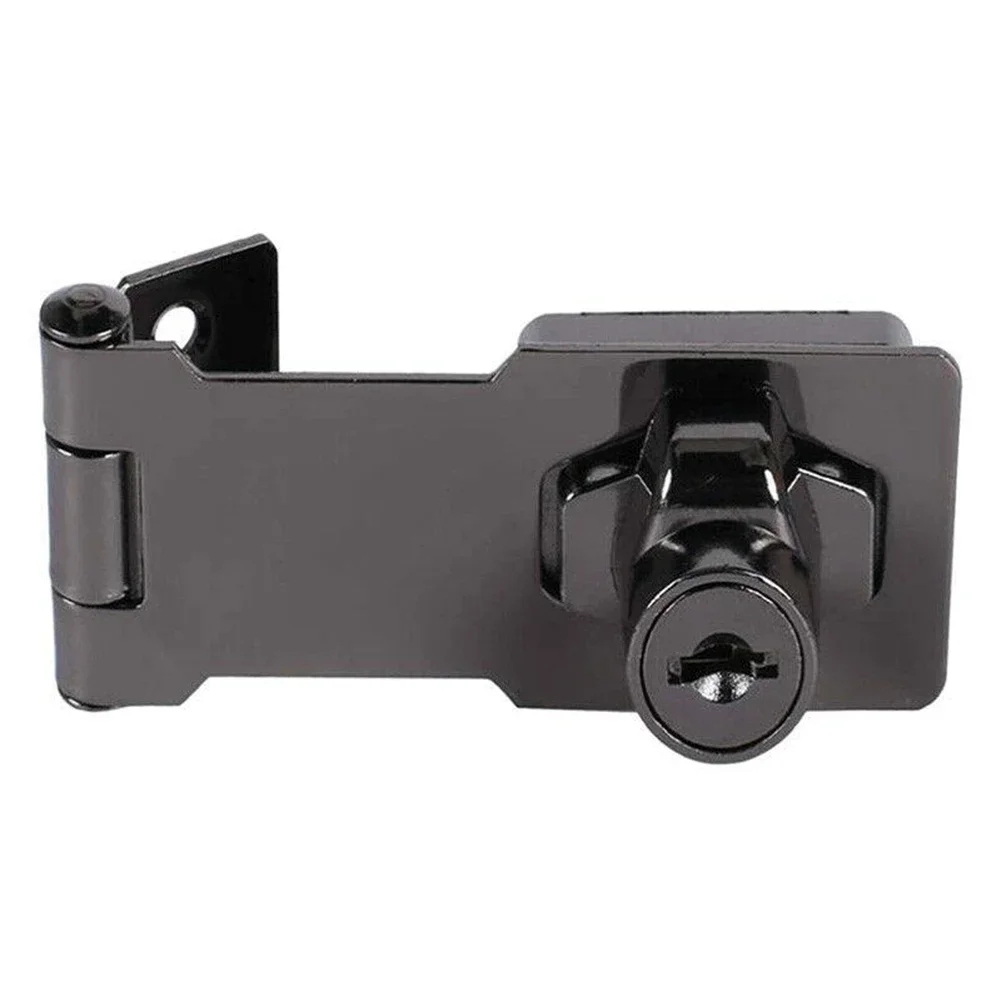 Home Latch House Door Locks 3Inch Safety Lock Locking Hasp And Staple With Keys Padlock Garage Lock Cupboard Home