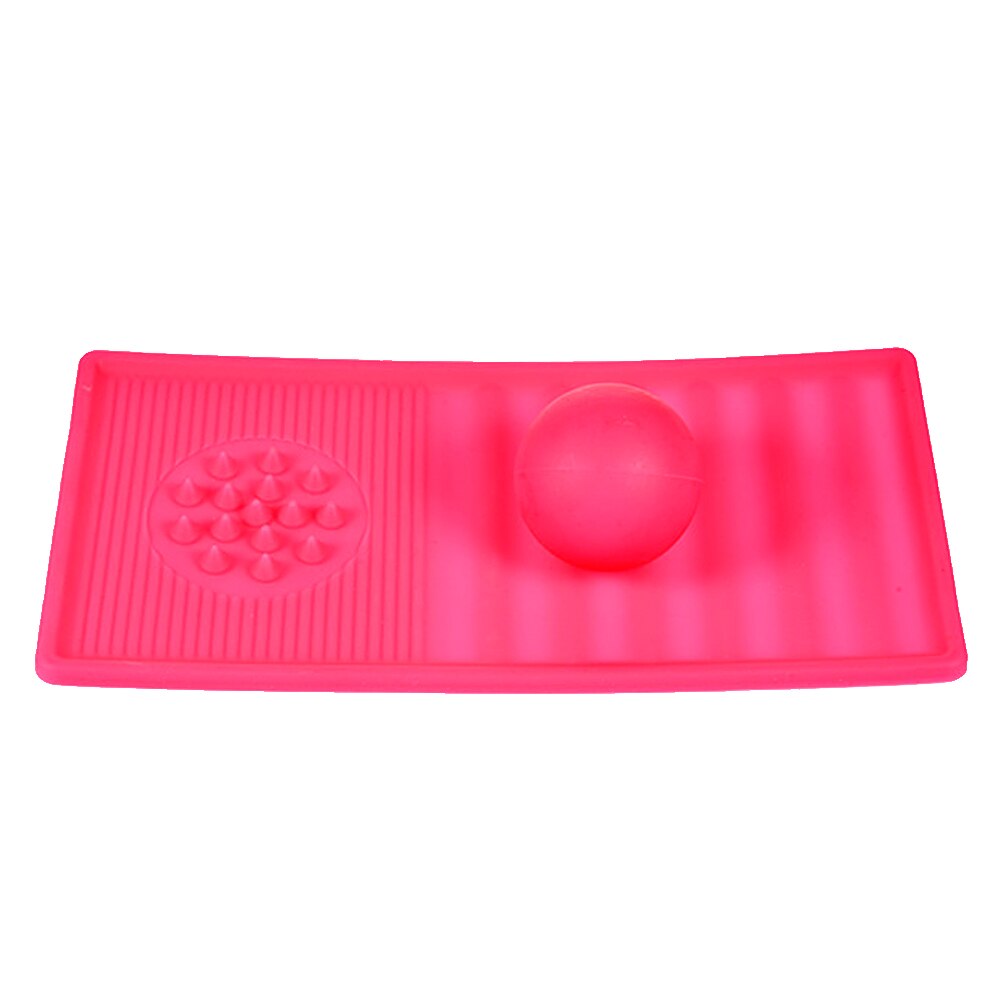 Yoga Massage Cushion Ball Stress Pain Relaxation Mat Fitness Neck Foot Relieve for Household Yoga Sporting Ornaments: Red