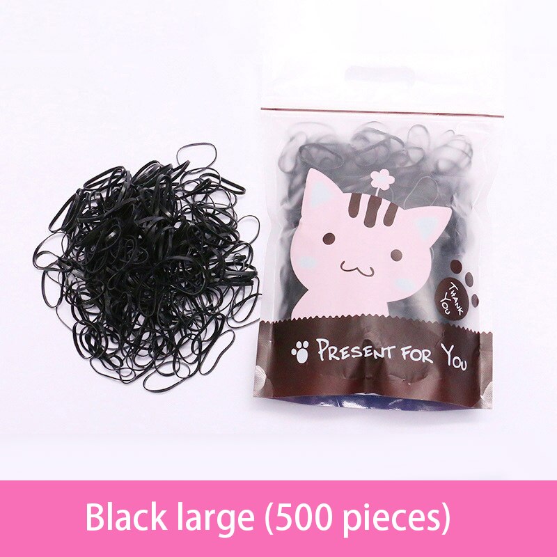 Kleurrijke Kinderen 1000 Wegwerp Kleine Elastiekjes Zal Niet Pijn Het Haar Styling Haar Accessoires Rubberen Band Styling: Hair ring 127-3