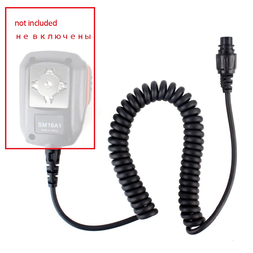 Ersatz DIY für SM16A1 MIC mikrofon lautsprecher kabel 10 pins für Hytera HYT MD780 MD780G MT680 etc auto radio