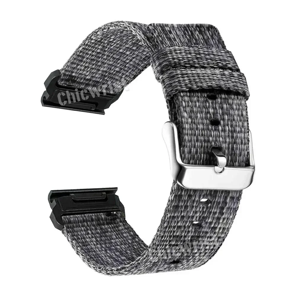 26mm 22mm nylon klokkereim til garmin watch fenix 8 7x 6x 7 5 6 pro 5x tactix 7 pro armbånd stropp smartklokke erstatningsarmbånd