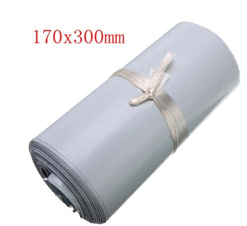 100 sztuk biały plastikowy poczta wysyłka koperta samoklejący wodoodporny pocztowy worek robić przechowywania koperta plastikowy worek na pocztę: biały 17x30cm