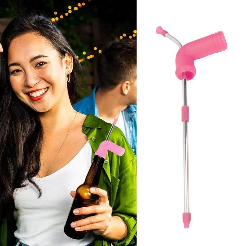 Bar Beer Snorkel Funnel Drinking Straw Games Hens Bucks Party Entertainment N4O6