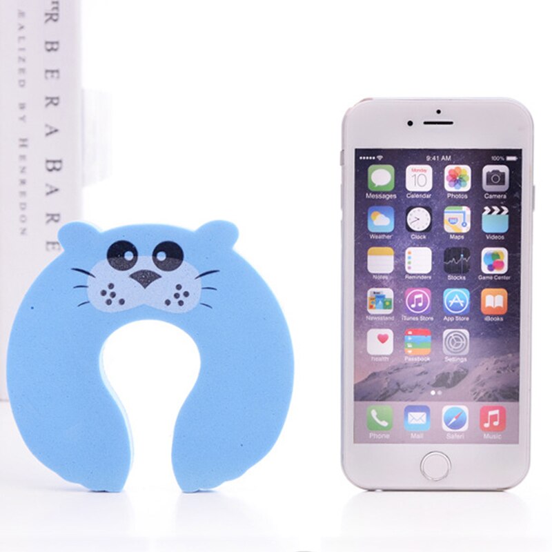 7Pcs/Set Cartoon Animal Foam Door Stopper Baby Finger Protect Door Holder Safety Locks Security Guard Door Knob Wall Protection