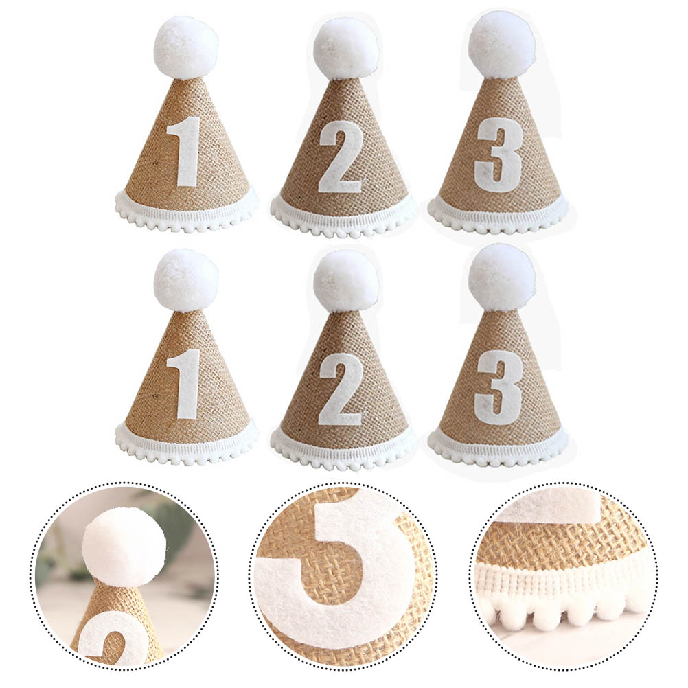 Veelkleurige Bouwstenen Feesthoeden – Pak Van 8, Papieren Verjaardagsfeest Accessoires