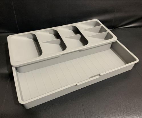 Kitchen Storage Tray Cutlery Knife Holder Kitchen Organizer Kitchen Container Spoon Fork Storage Separation Knife Block Holder: A
