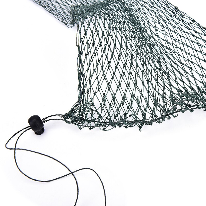 Fishing net mesh green fish bag cage simple fish protection frame flat bottom beam folding landing gear auxiliary tools