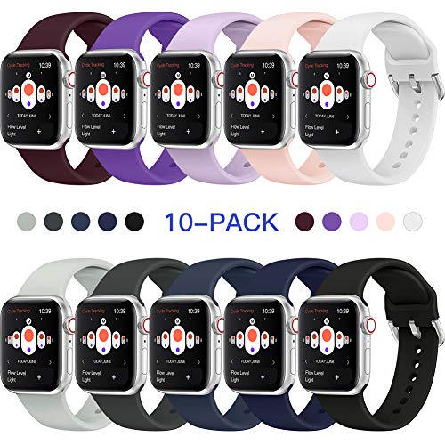 Yayuu Sport Zachte Siliconen Band voor Apple Horloge Serie 4/3/2/1 Band voor horloge 38/42/40/44mm armband horlogeband pulseira