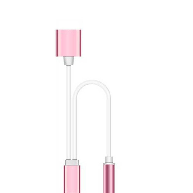 2 in aux-splitter voor iphone 12, 11 pro max, xs-adapter 1 oplader en hoofdtelefoonaansluiting voor iphone xr,  x 10 , 8 plus-telefoonadapters