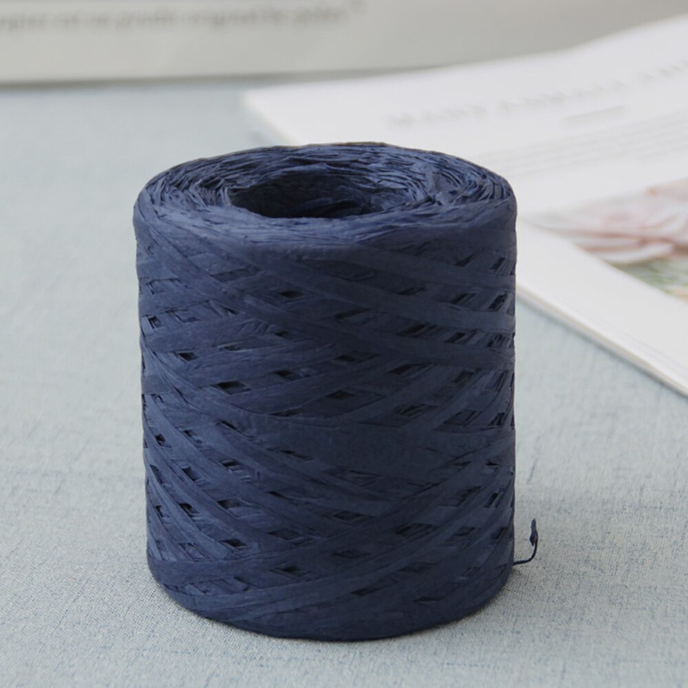 1 stücke 200m/rolle Bast Papier Bänder Verpackung Schnur Seil Für Kasten Verpackung Diy Handwerk Dekorationen