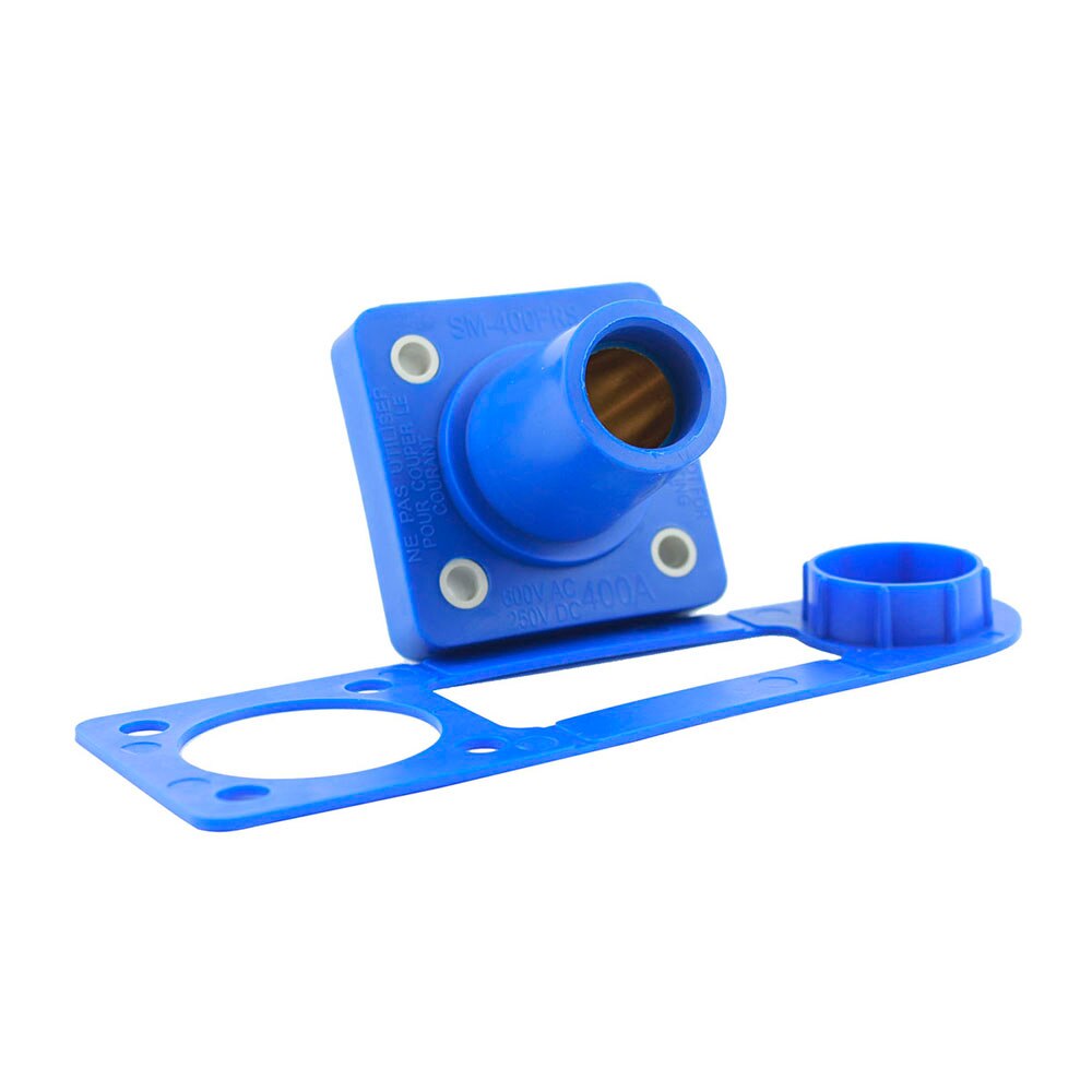R-LOK 400A 3 Phase Single Pole Power Connector Compatible with Camlock: Blue