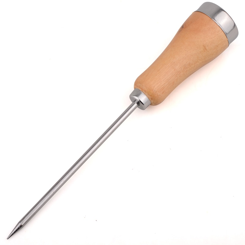 Stainless Steel Barware Accessories Wood Handle Ice Pick Cocktail Ice Crusher Bar Chisel Kitchen Bar Tools Household