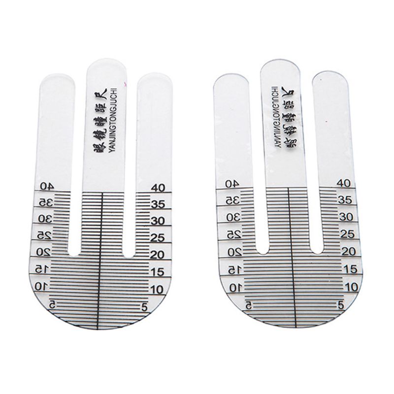 1Pair Optical PH Ruler Pupil Height Meter Optometry PH Tester for Hospital Tool