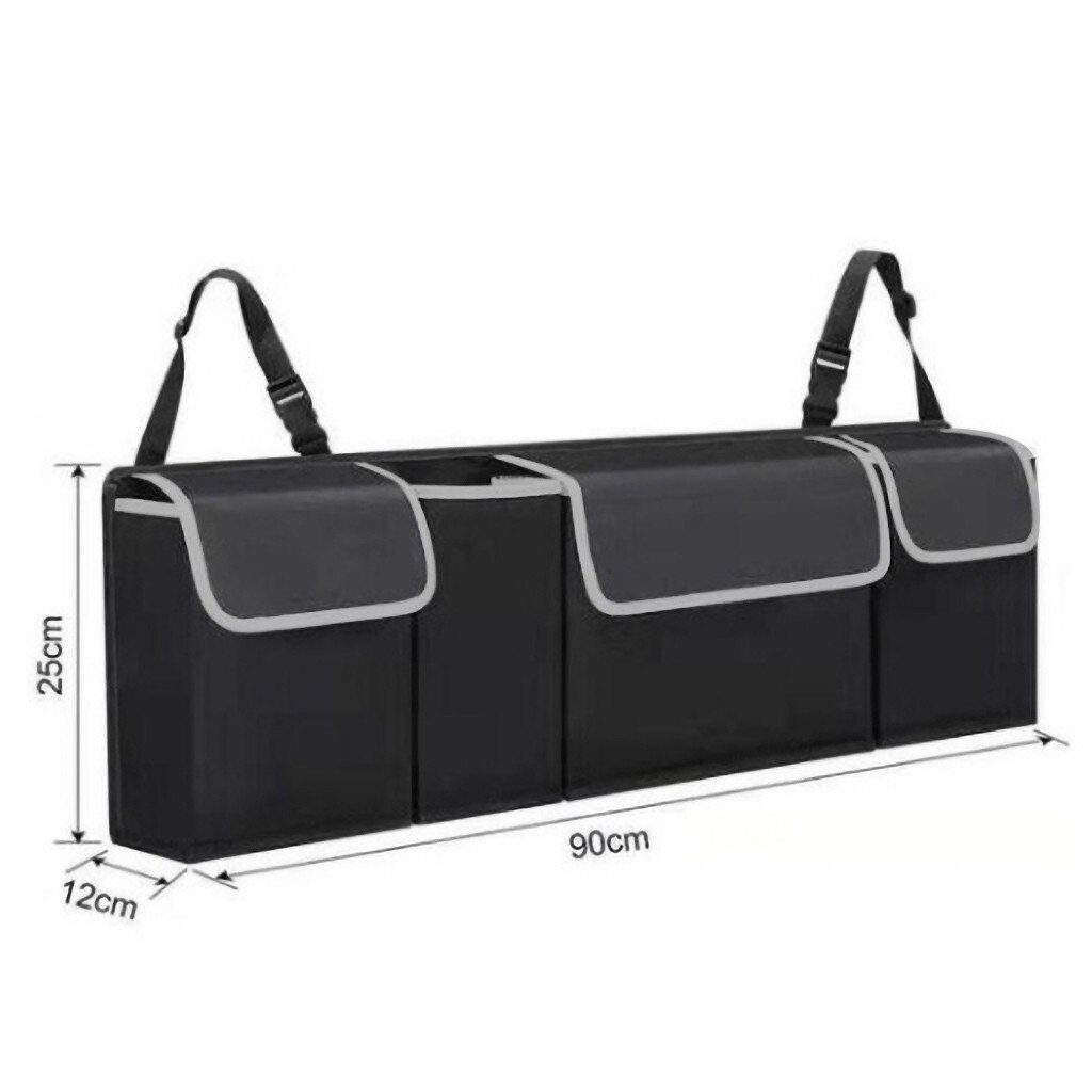 Organisateur de voiture coffre banquette arrière sac de rangement Net haute capacité multi-usage Oxford dos intérieur accessoires siège Automobile