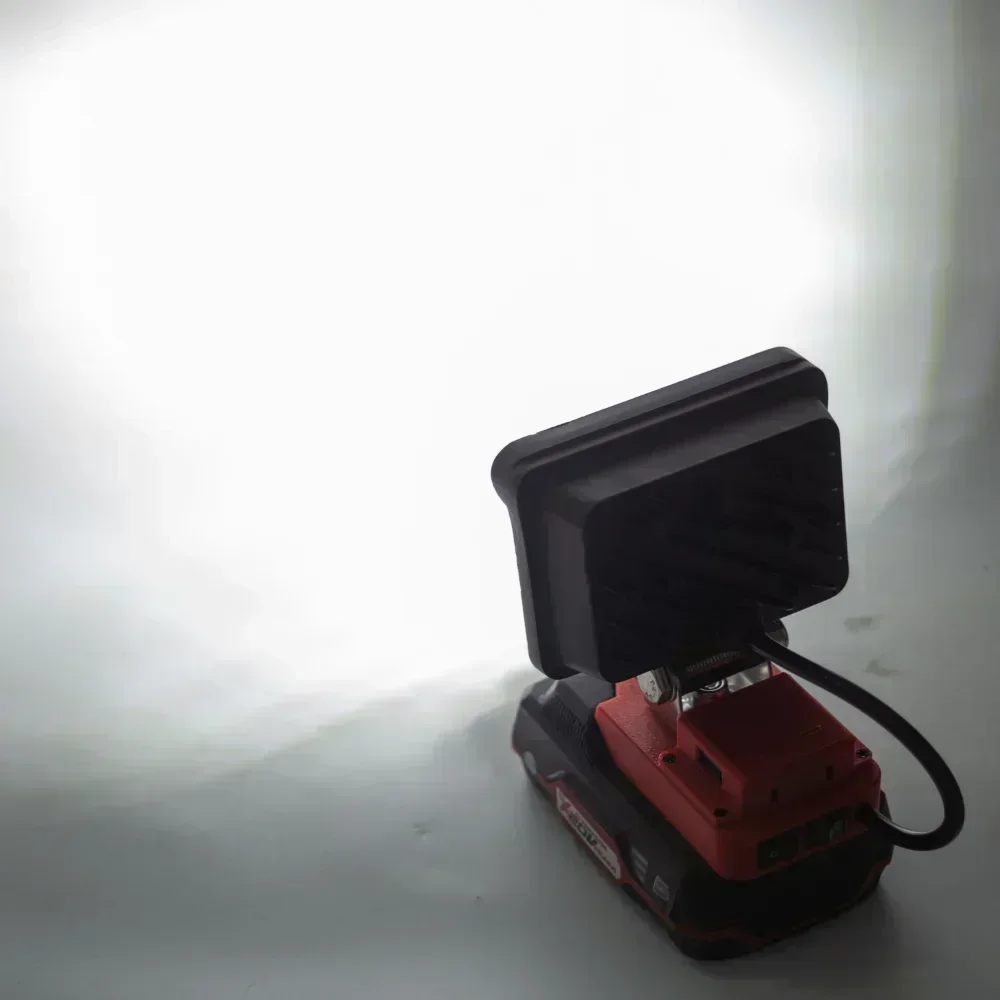 Lampe de travail LED sans fil pour Lidl Parkside X20V Team, batterie Li-ion, lampe d'extérieur Portable (batterie non incluse)