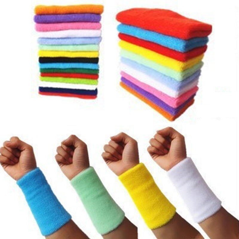 Bracelet anti-transpiration pour sport, fitness, Yoga, bras, manche absorbant la sueur, serviette, attelle, équipement de protection, 1 pièce