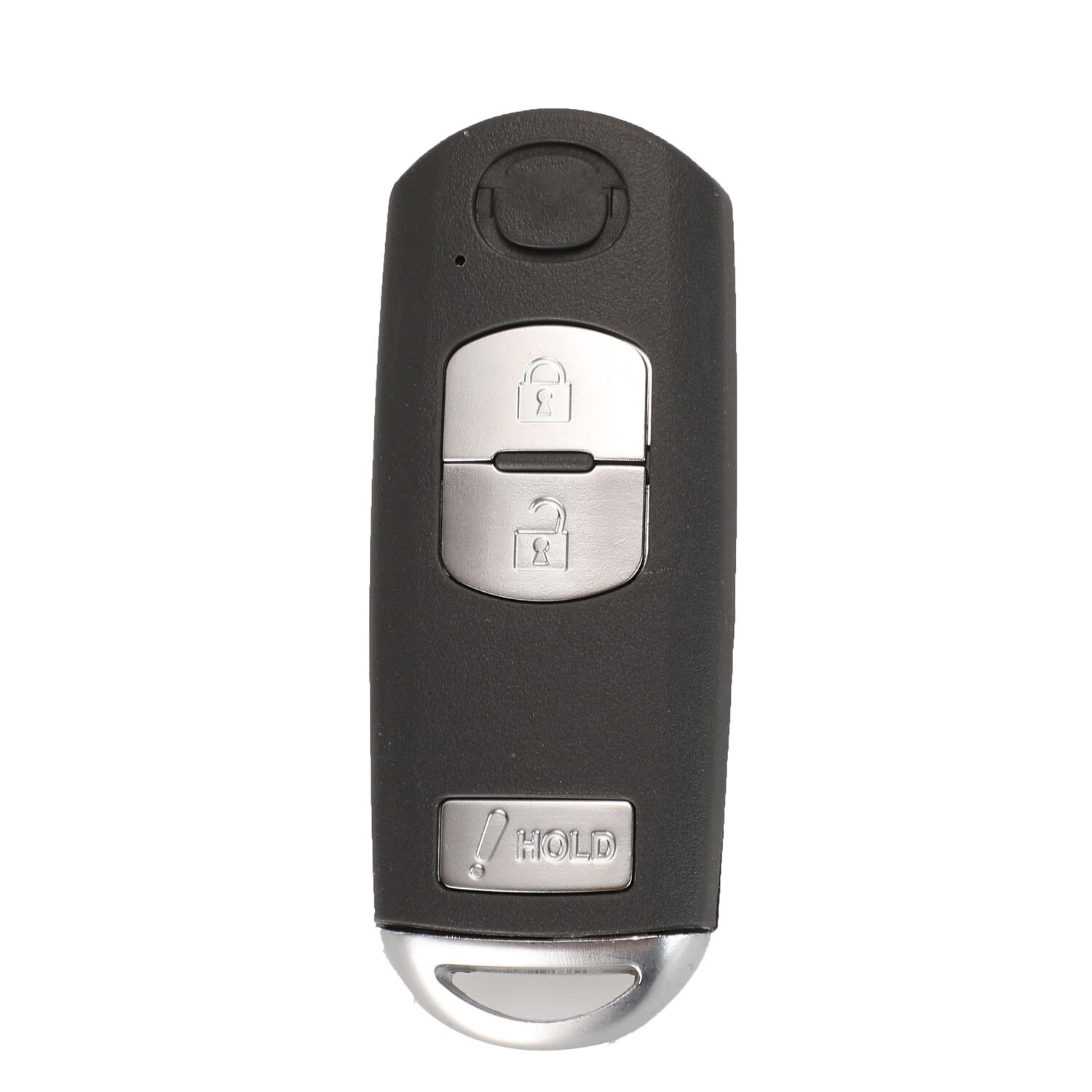 Jingyuqin funda para mando a distancia del coche Shell para MAZDA CX-3 CX-5 Axela Atenza 2/3/4 botones inteligente Fob de reemplazo: 2 plus 1 Buttons