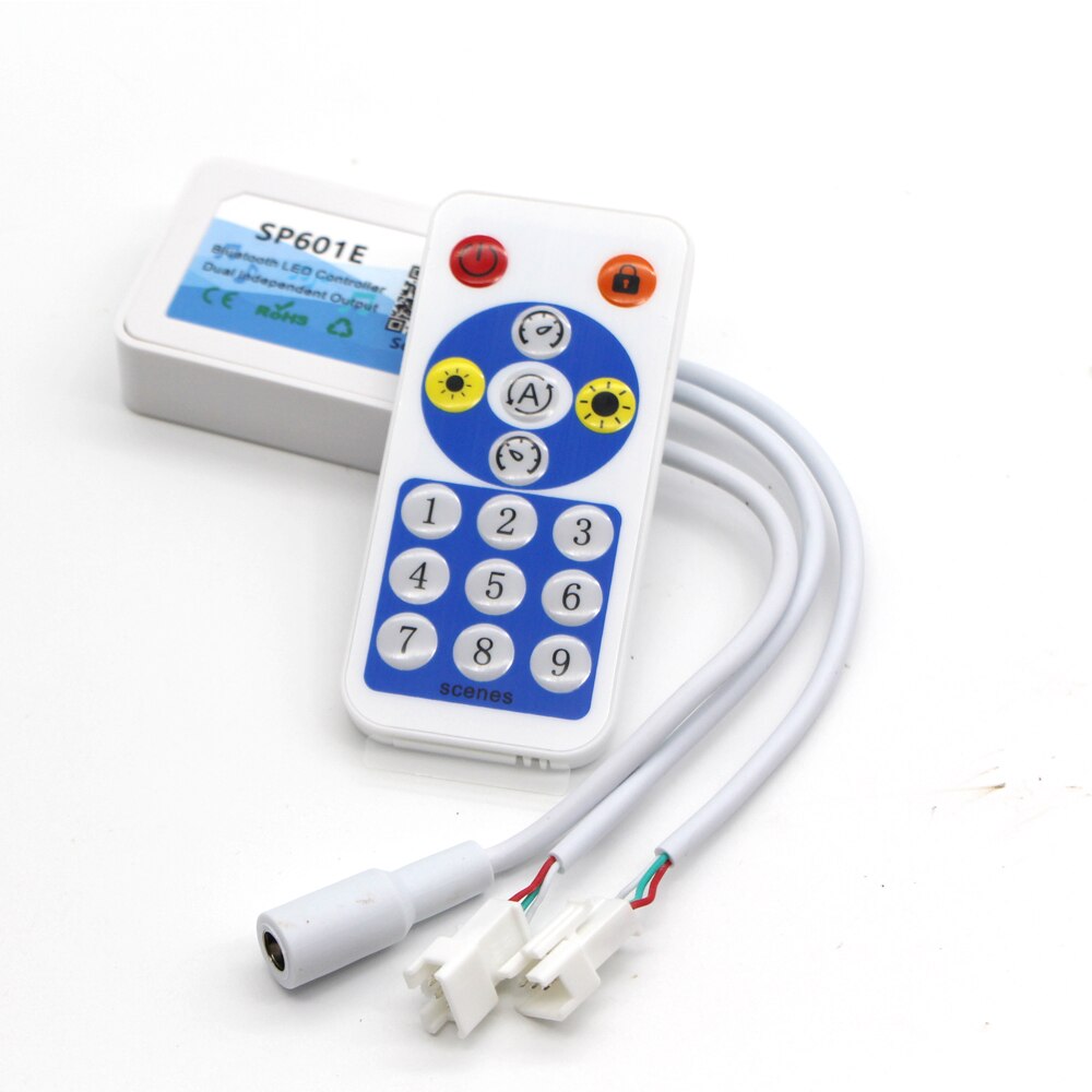 WS2812B WS2811 SK6812 Led Pixels Strip Light Controller Bluetooth WIFI SP105E SP110E SP108E SP501E Music SP107E SP601E DC 5V-24V
