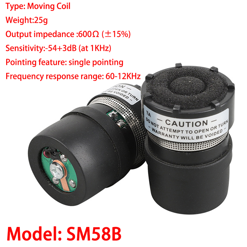 1Stck SM58 SM57 SM58B 508A BT58 330 104 Mikrofon Kapsel Für Shure verdrahtet kabellos Professionelle Mic Ersatz: Lila
