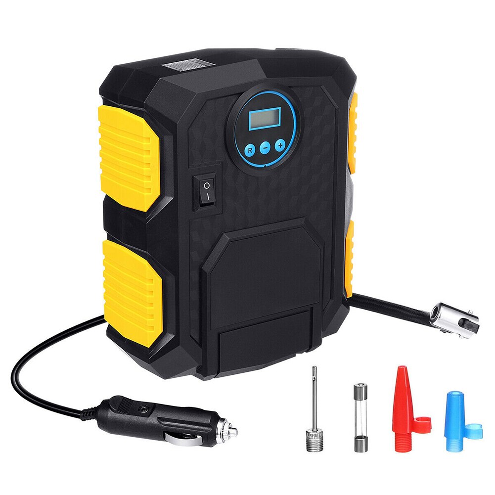 Digital Tire Inflator DC 12 Volt Car Portable Air Compressor Pump 150 PSI Car Air Compressor for Car Motorcycles Bicycles