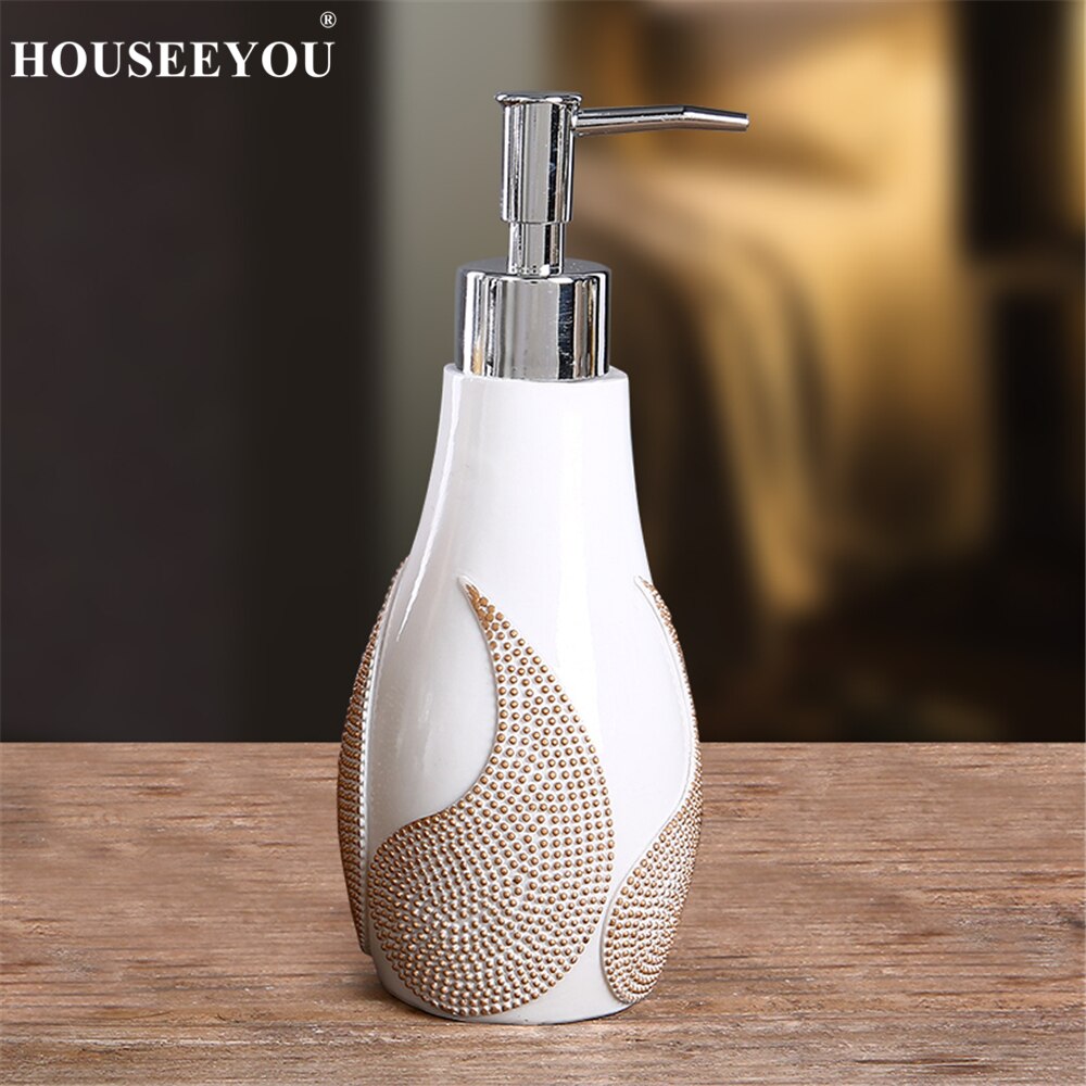 Hand Pump Liquid Soap Dispenser Bathroom Kitchen Sink Shampoo Sanitizer Bath Shower Gel Press Lotion Bottle Washing