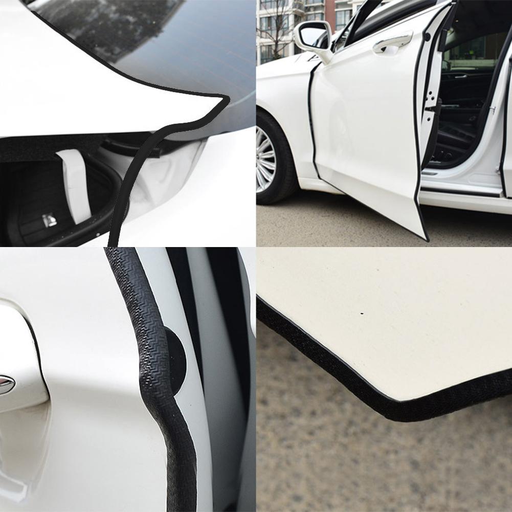 5M Auto Deur Bescherming Strips Ingebouwde Stalen Schijf Auto Anti Collision Strip Auto Deur Edge Scratch Protector Bumper Afdichting guard
