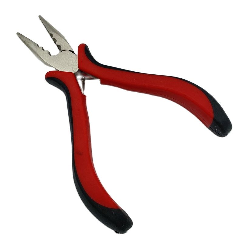 10 PCS red 3 holes hair extension plier salon equipment hair extension clamp
