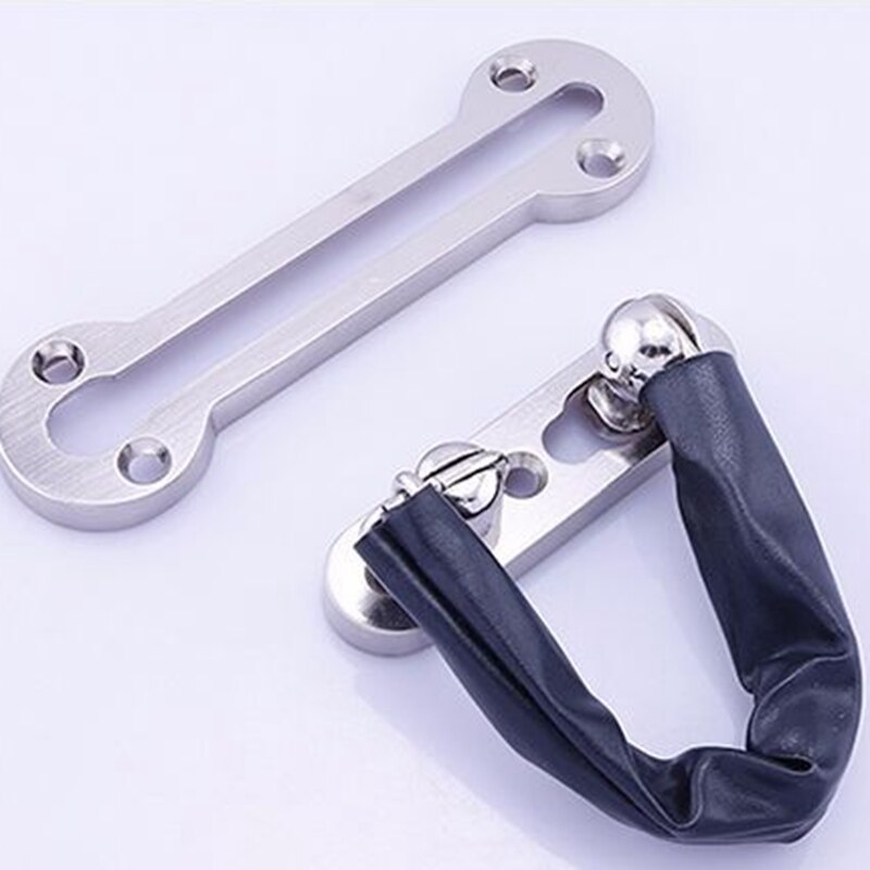Zinc Alloy Door Lock Chain Door Security PU Lock Gate Chain Door Safety Lock Guard Chain For Home Hotel