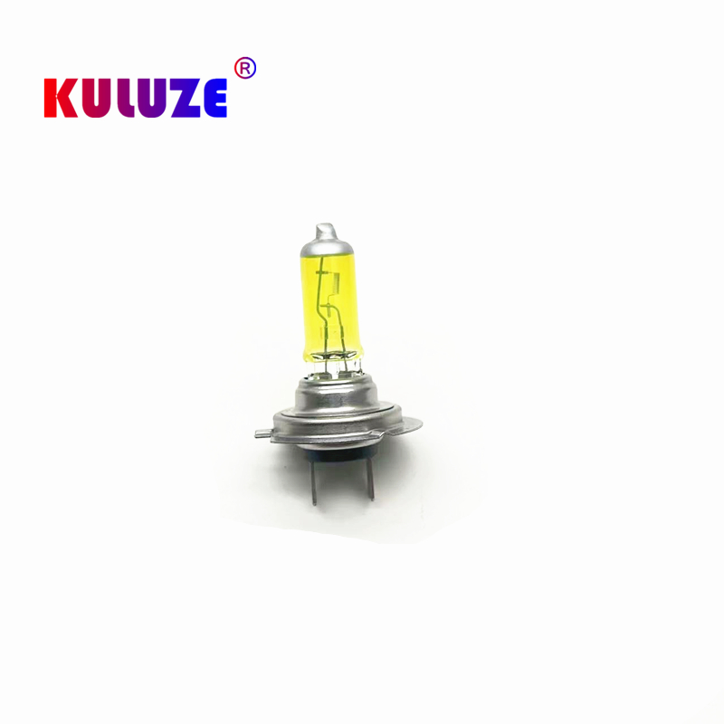 Halogeenlamp H7 Geel 12V 55W 3000K Kwartsglas Xenon Autokoplamp Autolamp 2 STUKS