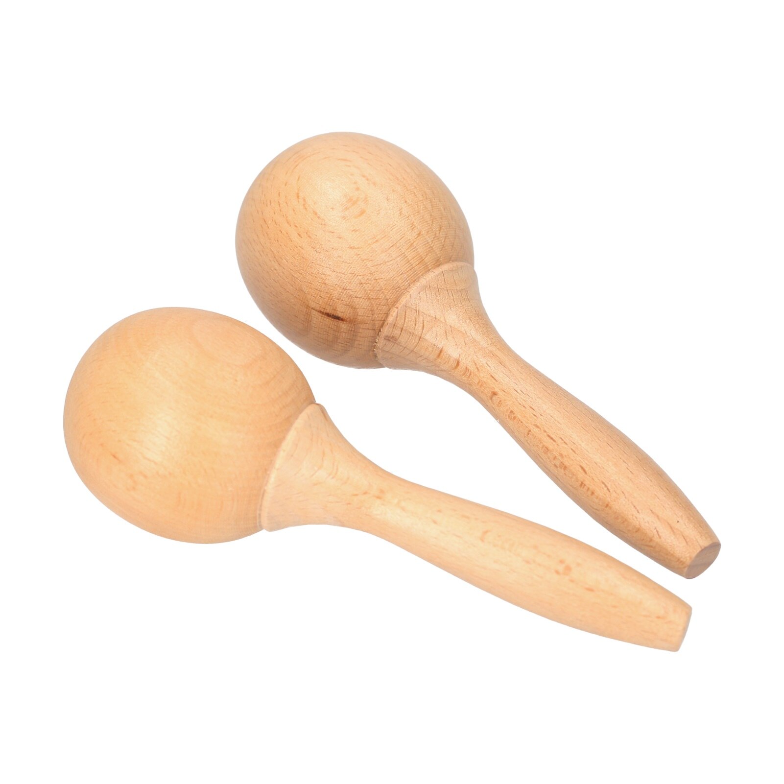 Beech Maraca Rumba Shaker Rattles Percussion Instrument Wooden Maraca Pair Percussion Maraca Musical Instrument