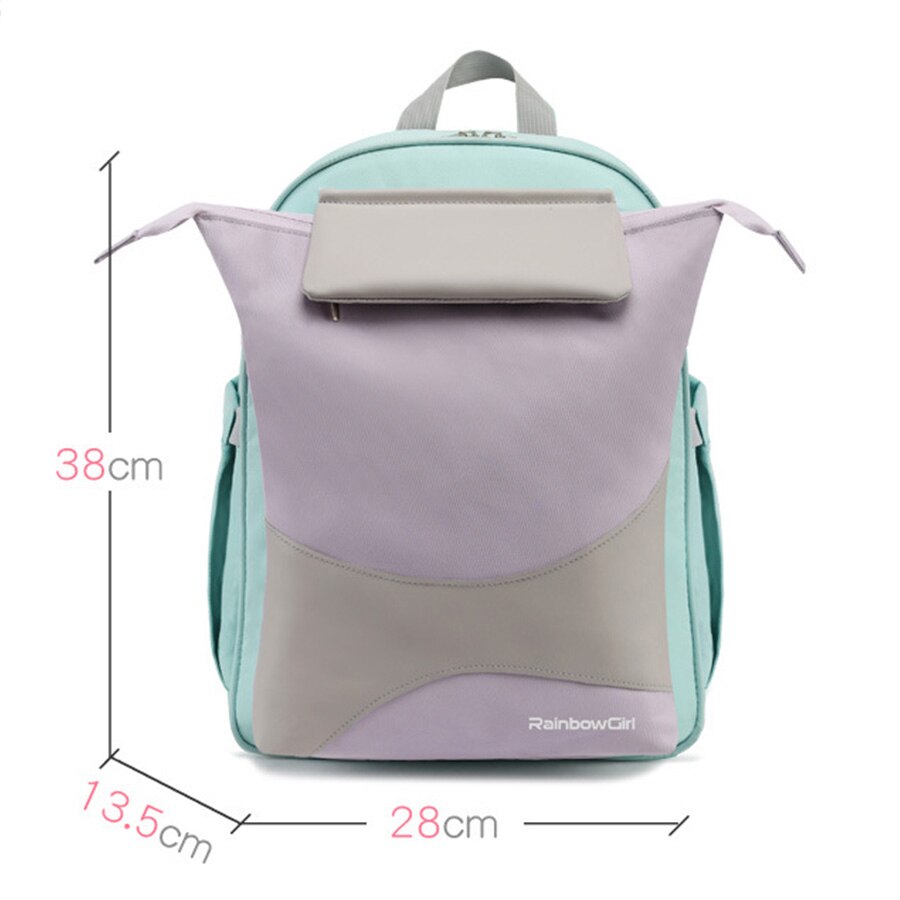 Macarons orthopedische schooltassen voor meisjes, kinderen, effen schooltassen, rugzakken voor basisschoolleerlingen, groep 1-3-5 , kinderen, patroontassen: Paars