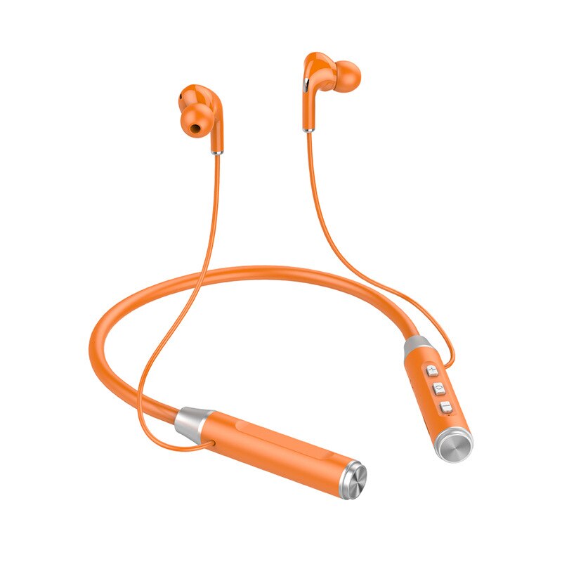 ultra-long battery life hanging neck bluetooth earphone wireless in-ear neck hanging magnetic sports bluetooth headphones
