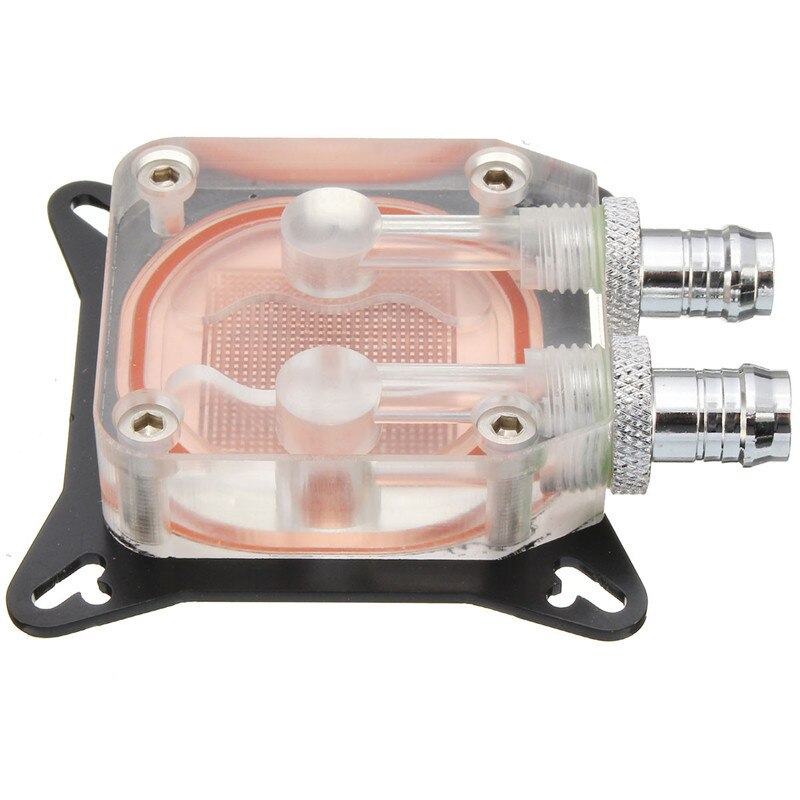 Gpu eau bloc refroidissement Double canal de cuivre colonne vidéo Ie carte refroidisseur d'eau radiateur 0.4Mm pour Amd W40