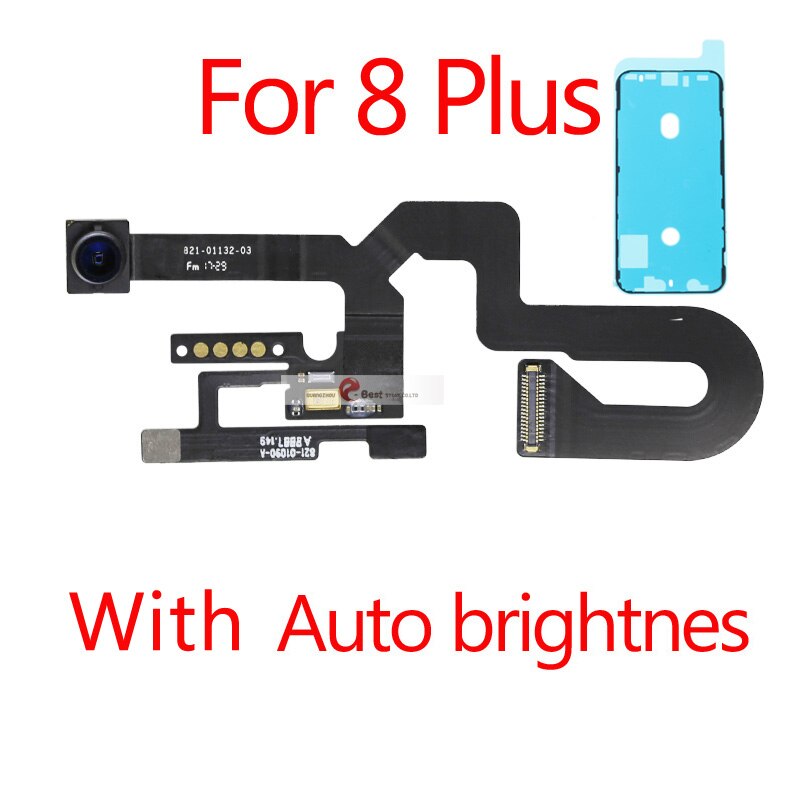 1pcs Proximity Sensor Light Flex Cable For iPhone 7 8 Plus 5.5 Front Camera with screws earpiece Assembly: 8 Plus  With  brigh