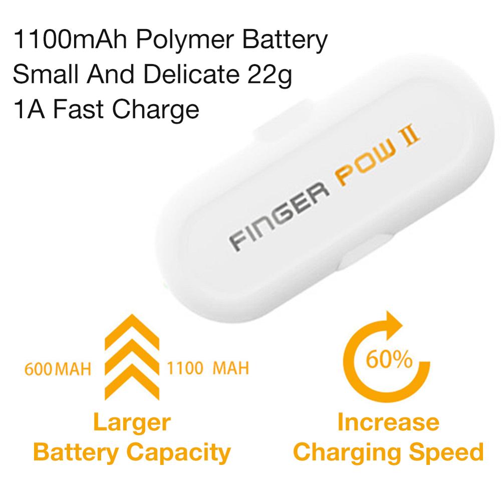 Finger Pow Mini Magnetic Charging Power Bank Tragbare Notfall Schnelle Lade Power Bank Für IPhone Android Typ C Smartphones