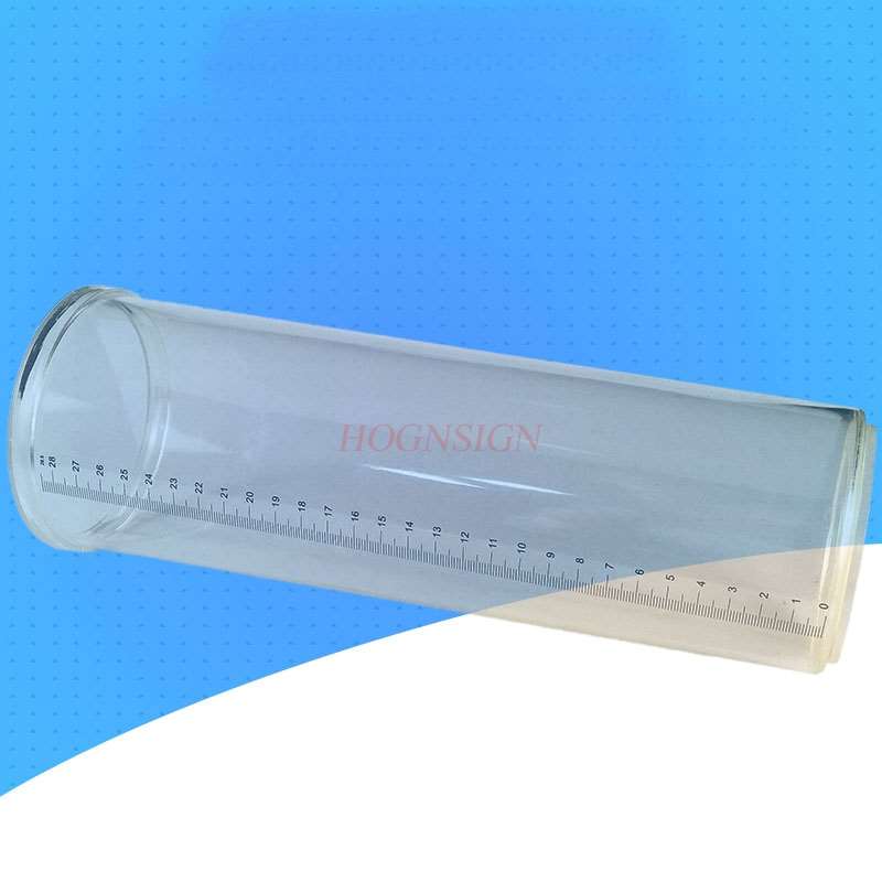 Gennemsigtig flydende cylinder lige væske cylinder måle cylinder fysisk og mekanisk opdrift testinstrument 30cm