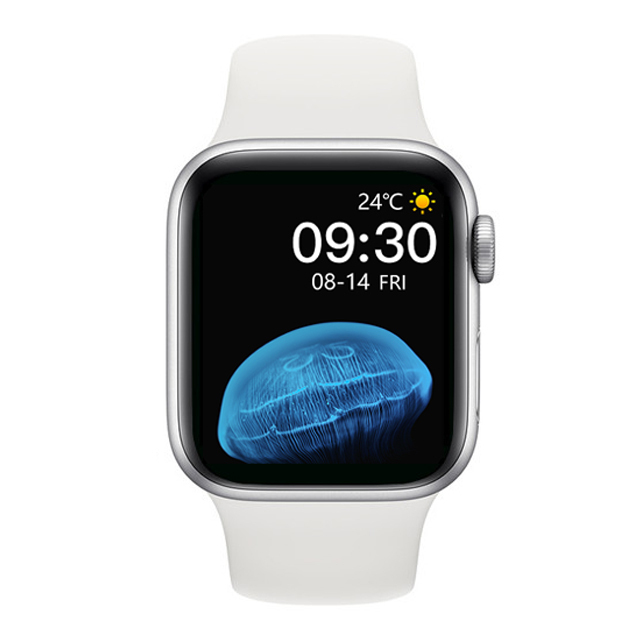 Original IWO X7 Smart Watch Series 7 Bluetooth Call Heart Rate Blood Pressure DIY Dial Men Ladies Smart Watch for ios Android: X7 white