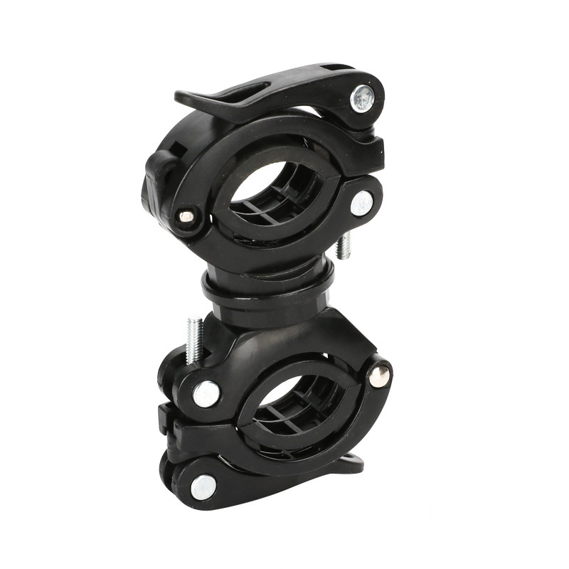Fahrrad Licht Halterung 360 Grad Drehbare MTB Fahrrad LED Licht Taschenlampe Halterung Radfahren Lampe Taschenlampe Halterung Fahrrad Zubehör: Lila