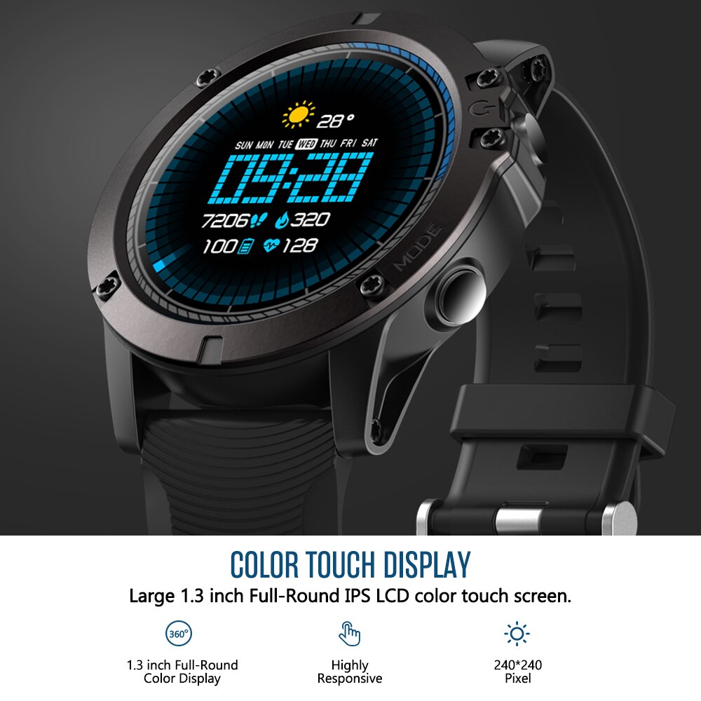 Zeblaze VIBE 3 PRO couleur écran tactile sport Smartwatch fréquence cardiaque IP67 étanche météo musique à distance hommes pour IOS et Android