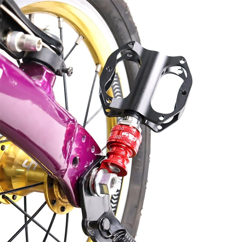 MUQZI Folding Bike Pedal Quick Release Buckle Bicycle Quick Release Pedal Holder Head Mounting Seat Modification