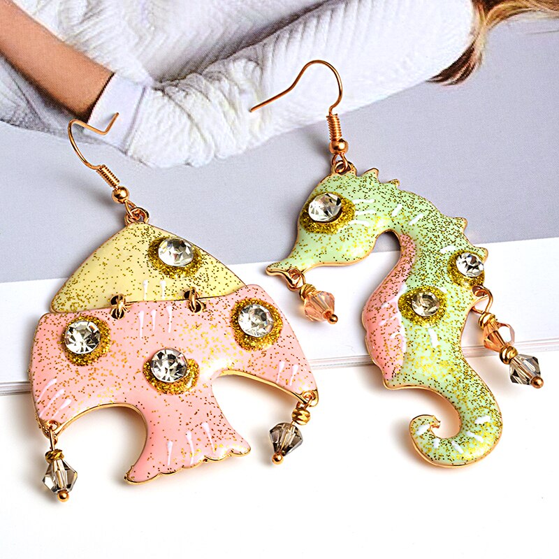 Holibanna Vlindervleugels oorbellen lange sprookjes vlinder bruid oorbellen fantasie vrouwen accessoires (zilvergroen