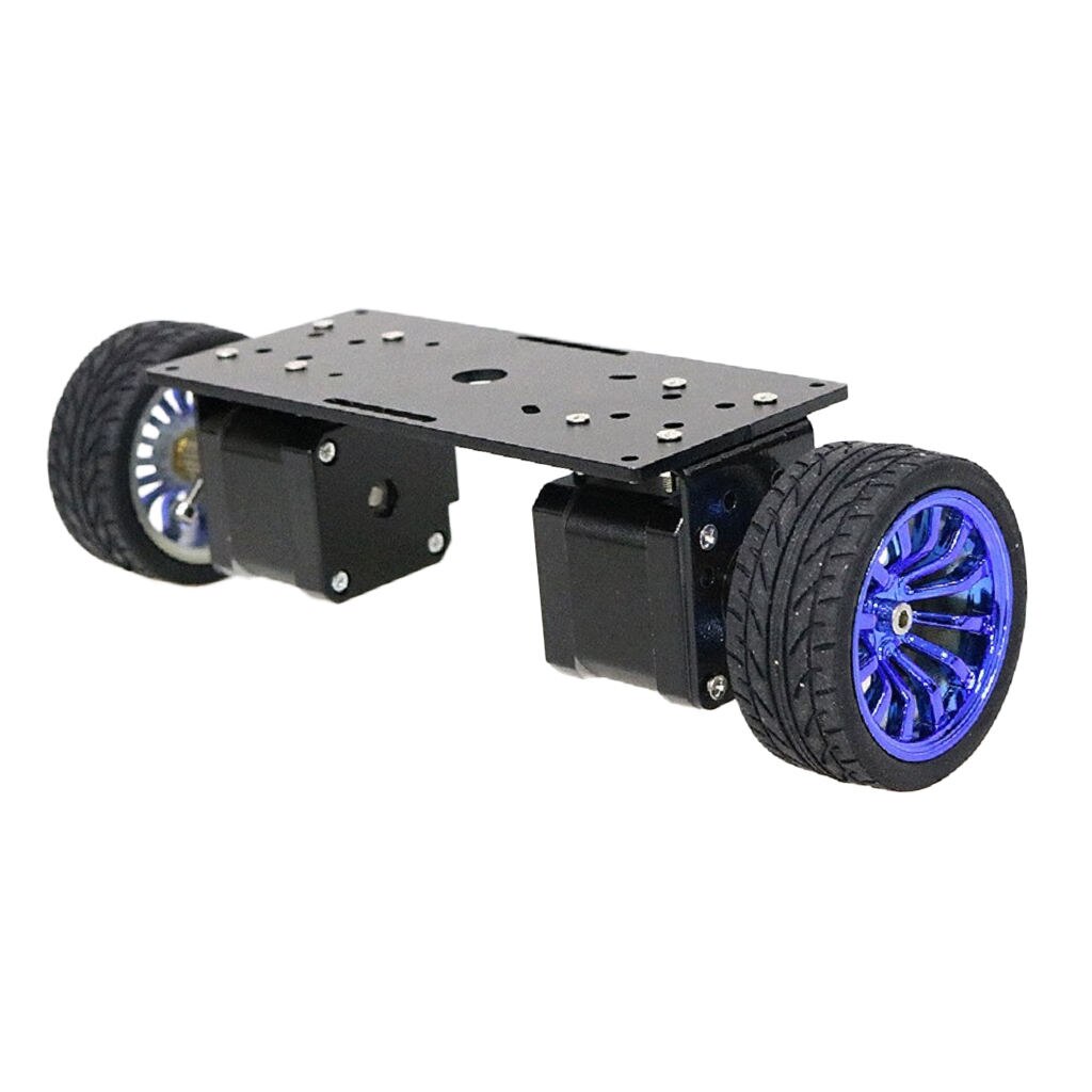 42 Stepper Motor 65mm Double-Wheeled Robot Balancing Vehicle Chassis: Default Title