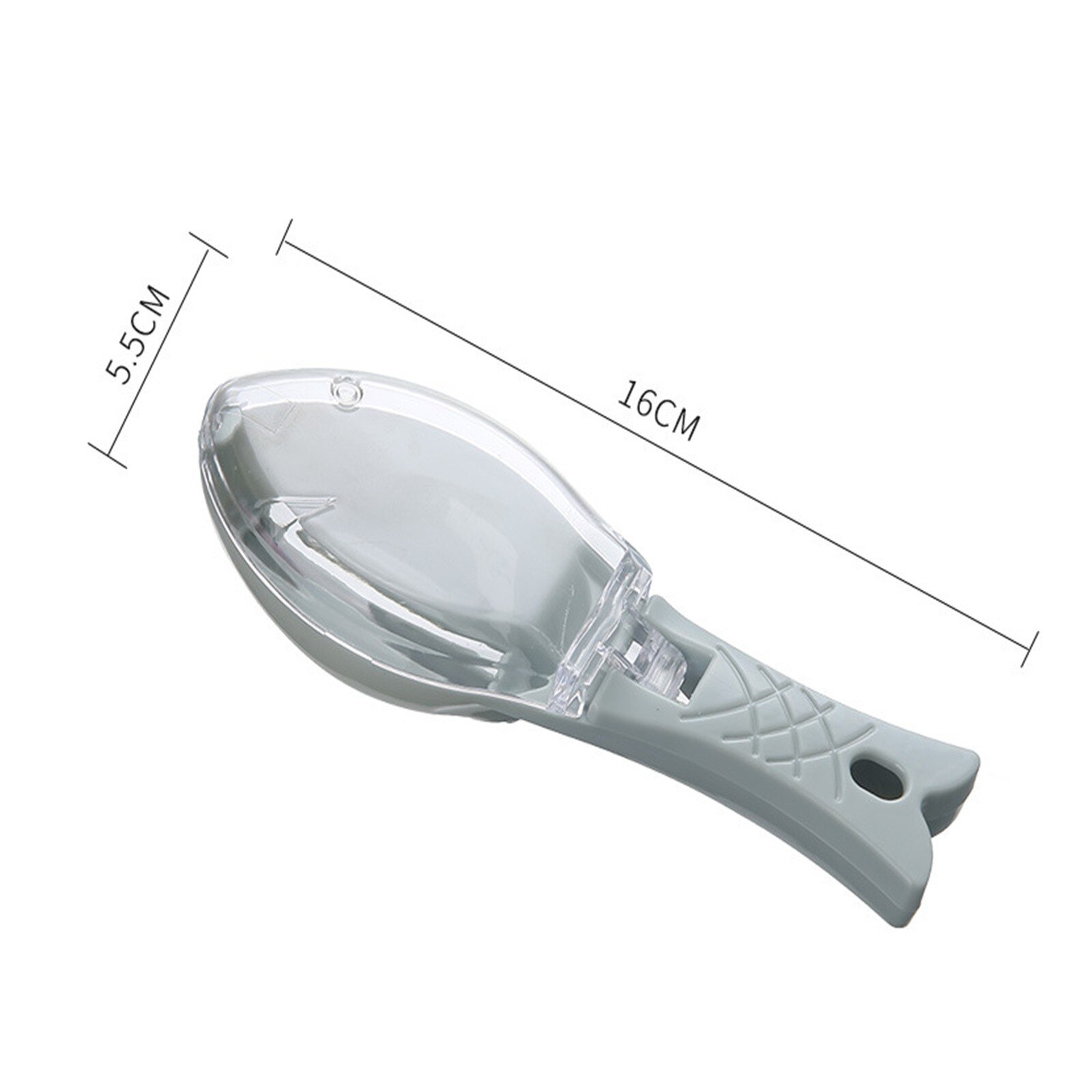 Fish Scales Graters Scraper Fish Cleaning Tool Scraping Scales Device With Cover Home Kitchen Cooking Fishing Tool Fish Cleaning