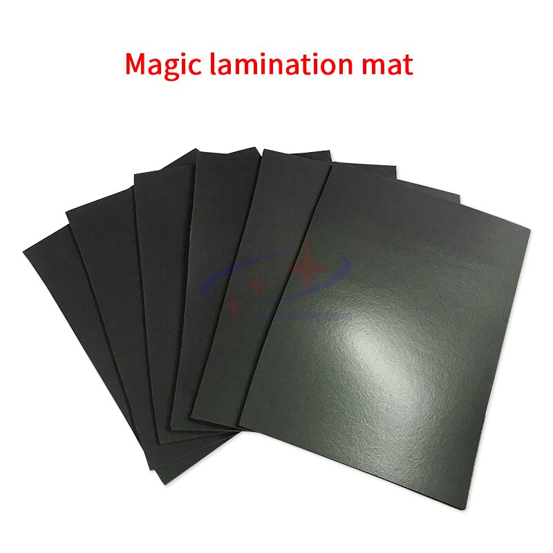 Sameking magic lamination rubber mat universal black mat for all in one lamination machine for iphone