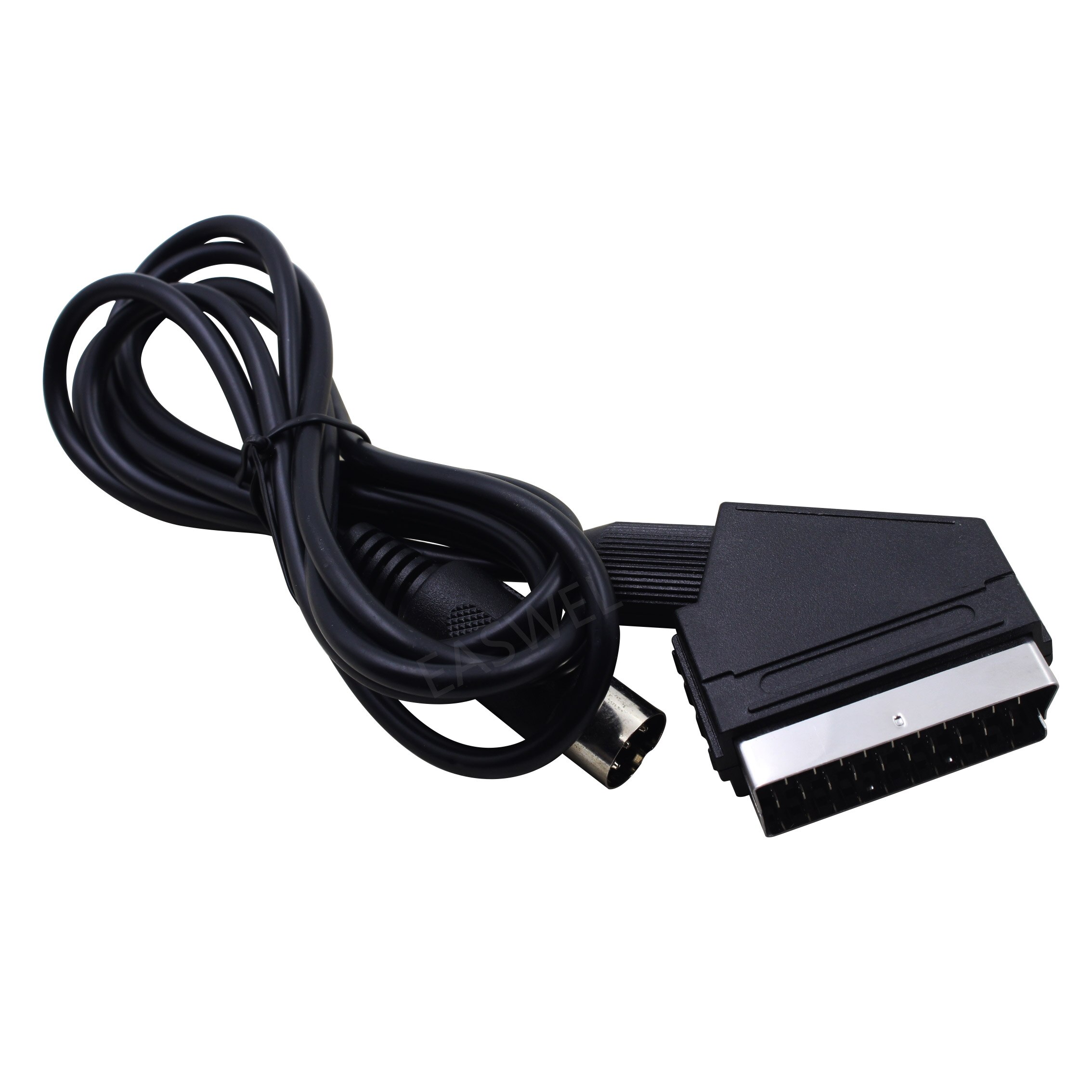 Cavo SCART RGB 1.8m Per PS1/PS2/PS3 – PAL, Uscita Video Di Qualità Superiore, Non HDMI