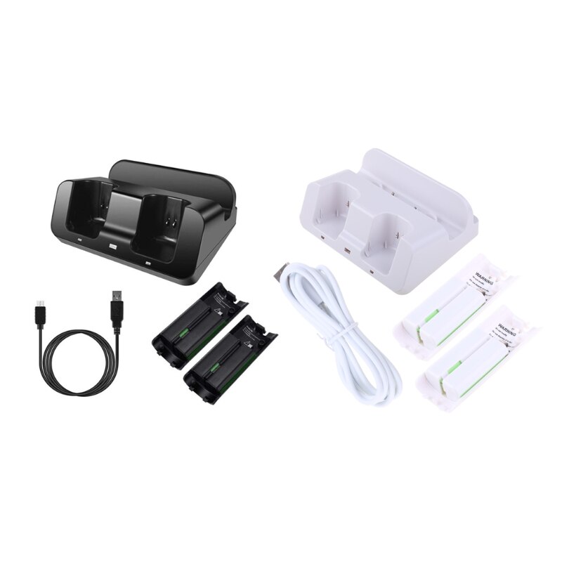 Smart Charging Station Dock Stand Charger for Wii U Gamepad Remote Controller