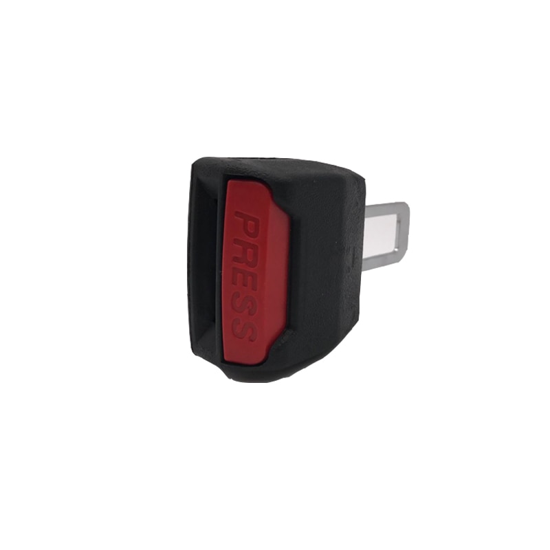 2 Color 1 Pc Car Seat Belt Clip Extender Safety Seatbelt Lock Buckle Plug Thick Insert Socket Black / Grey