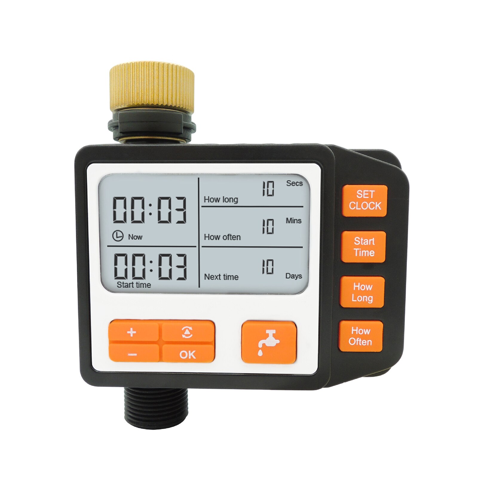 Sprinkler Timer Garden Battery Irrigation Programmer LED Display Garden Watering Timer Sprinkler Controller Device For Garden: US